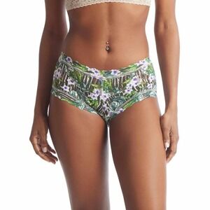 Hanky Panky Woman's Printed Signature Lace Boyshort Hideaway Size Medium